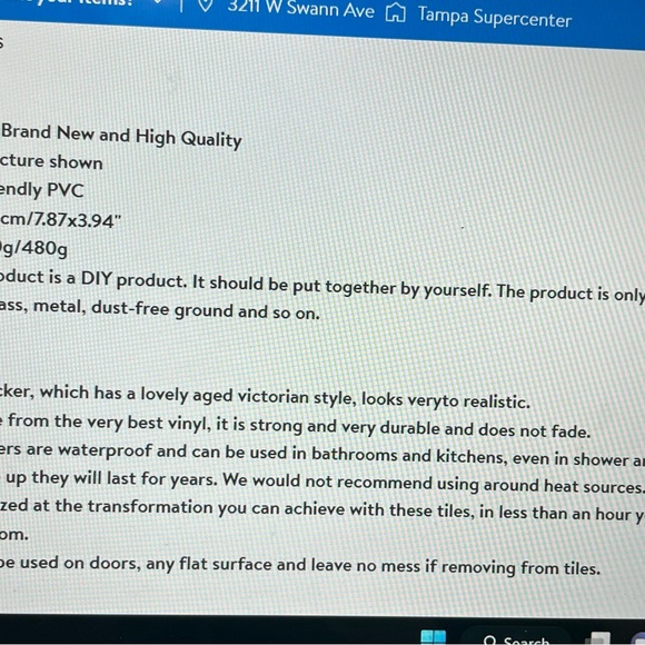 Faux Brick Self Adhesive Wall Sticker Red Brick - Picture 9 of 12